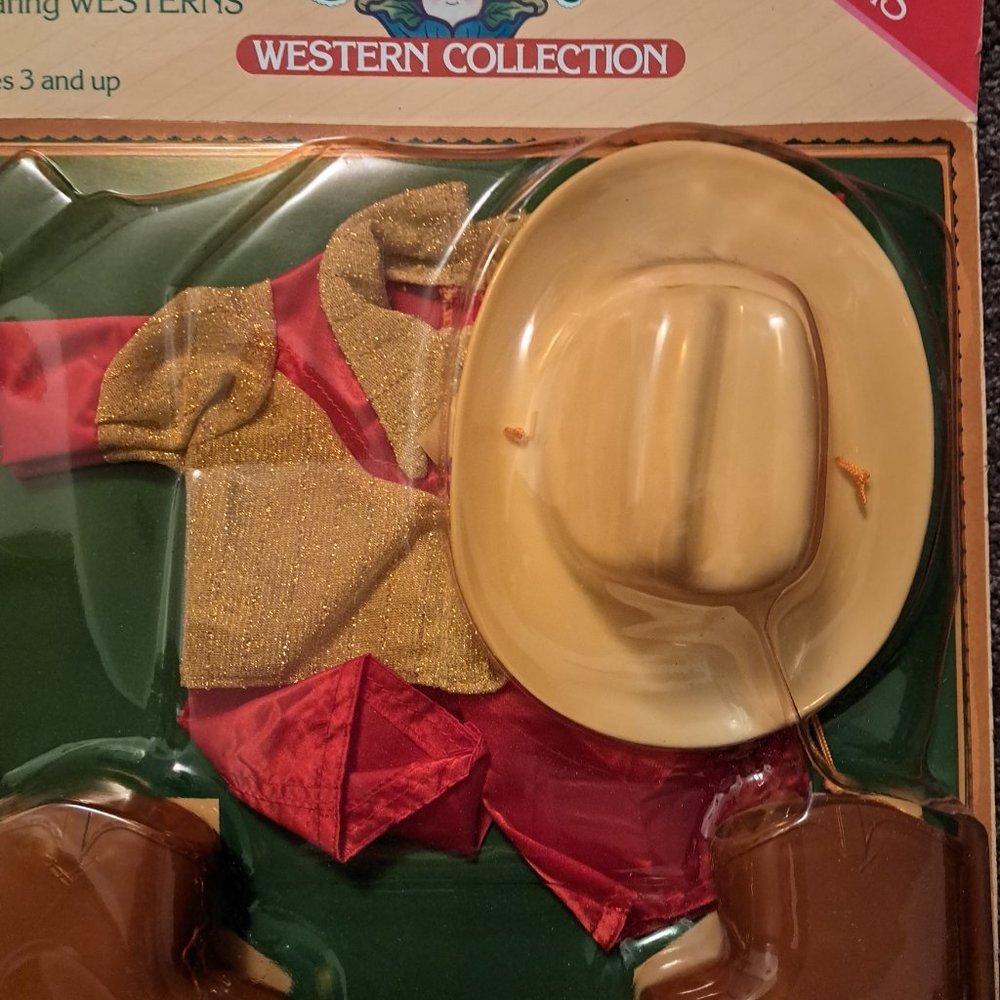 NWT Vintage 1984 Coleco Cabbage Patch Kids Cowgirl Western Collection Outfit - Picture 5 of 6